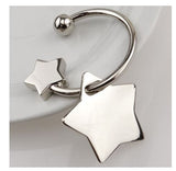 Star Metal Keychain